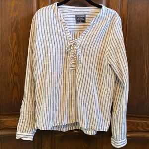 Abercrombie striped top
